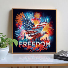 Load image into Gallery viewer, Diamond Painting - Partial Special Shaped - Independence Day Eagle (30*30CM)