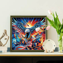 Load image into Gallery viewer, Diamond Painting - Partial Special Shaped - Independence Day Eagle (30*30CM)
