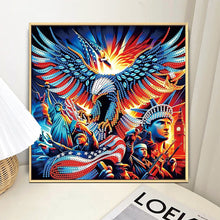 Load image into Gallery viewer, Diamond Painting - Partial Special Shaped - Independence Day Eagle (30*30CM)