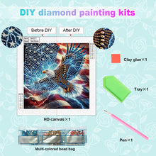 Load image into Gallery viewer, Diamond Painting - Partial Special Shaped - Eagle On Independence Day (30*30CM)
