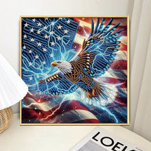 Load image into Gallery viewer, Diamond Painting - Partial Special Shaped - Eagle On Independence Day (30*30CM)
