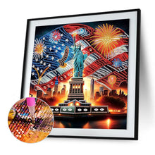 Load image into Gallery viewer, Diamond Painting - Partial Special Shaped - Independence Day Statue Of Liberty (30*30CM)