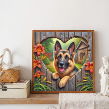 Load image into Gallery viewer, Diamond Painting - Full Round - Love Shepherd Dog (30*30CM)