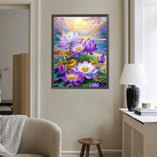 Load image into Gallery viewer, Diamond Painting - Full Round - Lotus (40*50CM)