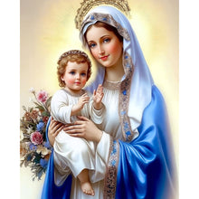 Load image into Gallery viewer, Diamond Painting - Full Round - Holy Mother Religion (40*50CM)