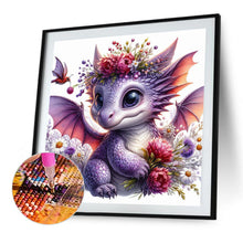 Load image into Gallery viewer, Diamond Painting - Full Square - Purple Air Dragon (30*30CM)