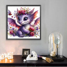 Load image into Gallery viewer, Diamond Painting - Full Square - Purple Air Dragon (30*30CM)