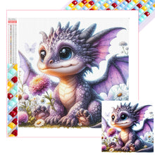 Load image into Gallery viewer, Diamond Painting - Full Square - Purple Dragon (30*30CM)