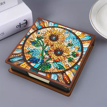 Load image into Gallery viewer, Birds Leather Diamond Art Note Box with 150 Sheets of Paper for Adults Beginners