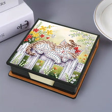 Load image into Gallery viewer, Birds Leather Diamond Art Note Box with 150 Sheets of Paper for Adults Beginners