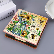 Load image into Gallery viewer, Birds Leather Diamond Art Note Box with 150 Sheets of Paper for Adults Beginners
