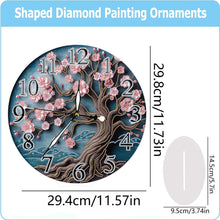 Load image into Gallery viewer, Acrylic Special Shape Tree Of Life 5D Diamond Painting Clock Art Craft for Adult