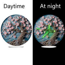 Load image into Gallery viewer, Acrylic Special Shape Tree Of Life 5D Diamond Painting Clock Art Craft for Adult