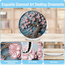 Load image into Gallery viewer, Acrylic Special Shape Tree Of Life 5D Diamond Painting Clock Art Craft for Adult