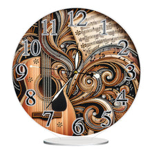 Load image into Gallery viewer, Acrylic Special Shape Piano Sheet Music 5D Diamond Painting Clock Art Craft