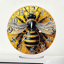 Load image into Gallery viewer, Acrylic Special Shape Bee 5D Diamond Painting Clock Art Craft for Adults