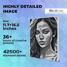 Load image into Gallery viewer, Personalized Photo 5D Diamond Painting Kit Diamond Embroidery Art Set for Adults