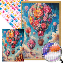Load image into Gallery viewer, AB Diamond Painting - Full Round - Flower Balloon In The Sky (40*60CM)