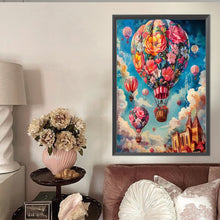 Load image into Gallery viewer, AB Diamond Painting - Full Round - Flower Balloon In The Sky (40*60CM)