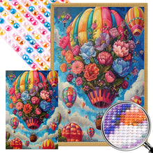Load image into Gallery viewer, AB Diamond Painting - Full Round - Flower Balloon In The Sky (40*60CM)