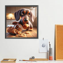 Load image into Gallery viewer, Diamond Painting - Full Round - Dog Who Knocked Over Cookies (40*40CM)