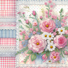 Load image into Gallery viewer, Diamond Painting - Partial Special Shaped - Bouquet Flowers (30*30CM)
