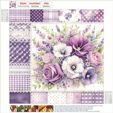 Load image into Gallery viewer, Diamond Painting - Partial Special Shaped - Bouquet Flowers (30*30CM)