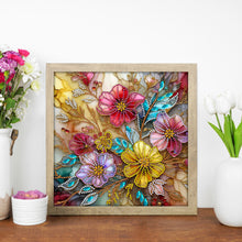 Load image into Gallery viewer, Diamond Painting - Partial Special Shaped - Colored Flowers (30*30CM)