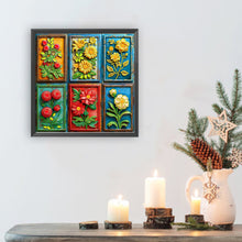 Load image into Gallery viewer, Diamond Painting - Partial Special Shaped - Flower Blocks (30*30CM)