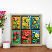 Load image into Gallery viewer, Diamond Painting - Partial Special Shaped - Flower Blocks (30*30CM)
