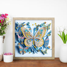 Load image into Gallery viewer, Diamond Painting - Full Round - Butterflies (30*30CM)