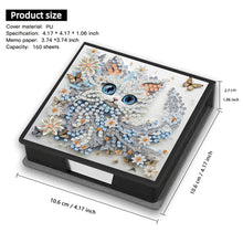 Load image into Gallery viewer, Cross Leather Diamond Art Note Box with 160 Sheets of Paper for Adults Beginners