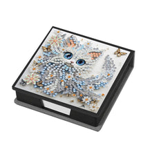 Load image into Gallery viewer, Cross Leather Diamond Art Note Box with 160 Sheets of Paper for Adults Beginners