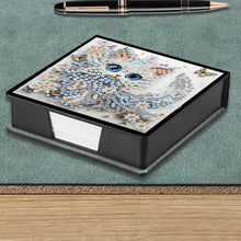 Load image into Gallery viewer, Cross Leather Diamond Art Note Box with 160 Sheets of Paper for Adults Beginners
