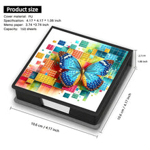 Load image into Gallery viewer, Cross Leather Diamond Art Note Box with 160 Sheets of Paper for Adults Beginners