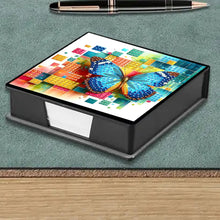 Load image into Gallery viewer, Cross Leather Diamond Art Note Box with 160 Sheets of Paper for Adults Beginners