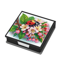 Load image into Gallery viewer, Cross Leather Diamond Art Note Box with 160 Sheets of Paper for Adults Beginners