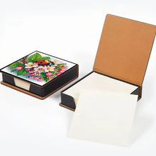 Load image into Gallery viewer, Cross Leather Diamond Art Note Box with 160 Sheets of Paper for Adults Beginners