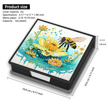 Load image into Gallery viewer, Cross Leather Diamond Art Note Box with 160 Sheets of Paper for Adults Beginners