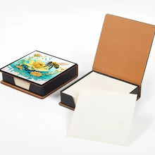 Load image into Gallery viewer, Cross Leather Diamond Art Note Box with 160 Sheets of Paper for Adults Beginners