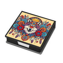 Load image into Gallery viewer, Cross Leather Diamond Art Note Box with 160 Sheets of Paper for Adults Beginners