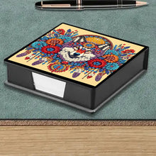 Load image into Gallery viewer, Cross Leather Diamond Art Note Box with 160 Sheets of Paper for Adults Beginners