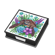 Load image into Gallery viewer, Cross Leather Diamond Art Note Box with 160 Sheets of Paper for Adults Beginners
