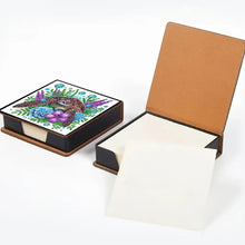 Load image into Gallery viewer, Cross Leather Diamond Art Note Box with 160 Sheets of Paper for Adults Beginners