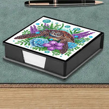 Load image into Gallery viewer, Cross Leather Diamond Art Note Box with 160 Sheets of Paper for Adults Beginners