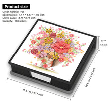 Load image into Gallery viewer, Cross Leather Diamond Art Note Box with 160 Sheets of Paper for Adults Beginners