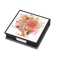 Load image into Gallery viewer, Cross Leather Diamond Art Note Box with 160 Sheets of Paper for Adults Beginners