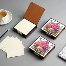 Load image into Gallery viewer, Cross Leather Diamond Art Note Box with 160 Sheets of Paper for Adults Beginners