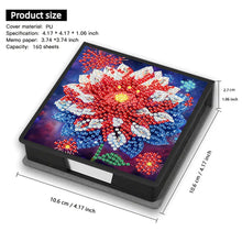 Load image into Gallery viewer, Cross Leather Diamond Art Note Box with 160 Sheets of Paper for Adults Beginners