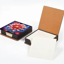 Load image into Gallery viewer, Cross Leather Diamond Art Note Box with 160 Sheets of Paper for Adults Beginners